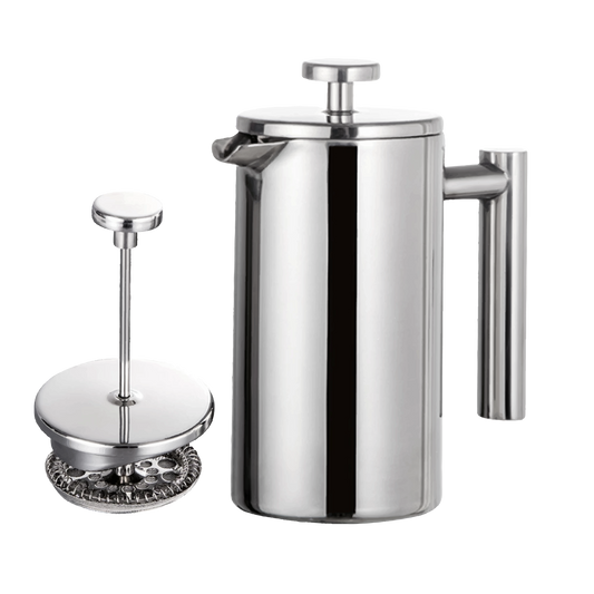 Salonnieres Stainless Steel French Press Front